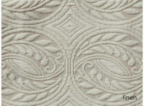 Peacock Alley Vienna Bedskirt, King, White