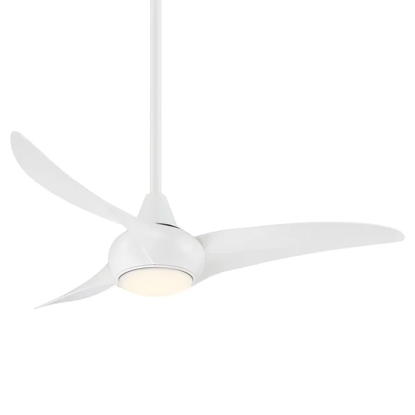 Minka-Aire Light Wave LED 44x22 Ceiling Fan - White - F845-WH