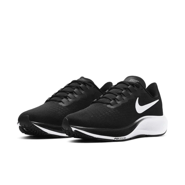 Nike Air Zoom Pegasus 37 Wide Black/White Women's Running Shoes, Size: 11.5