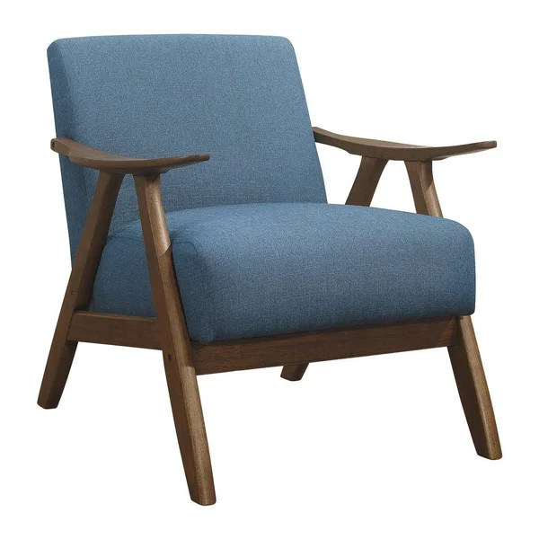 Lexicon Fabric Accent Chair - Blue