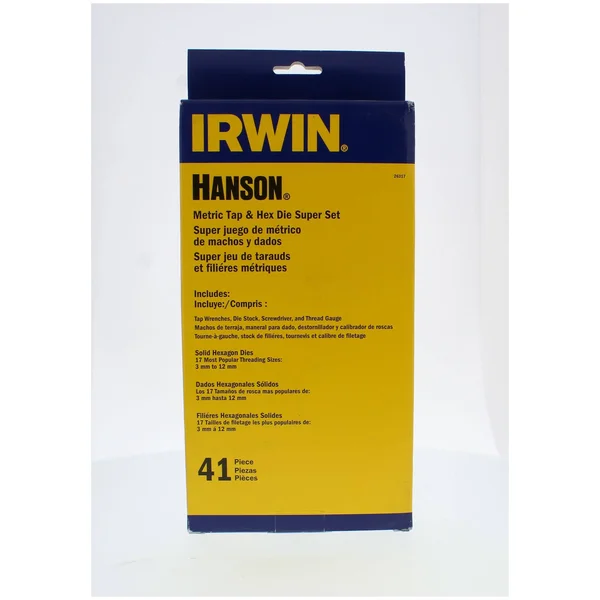 Irwin 26317 Metric Tap & Die Set - 41-Piece