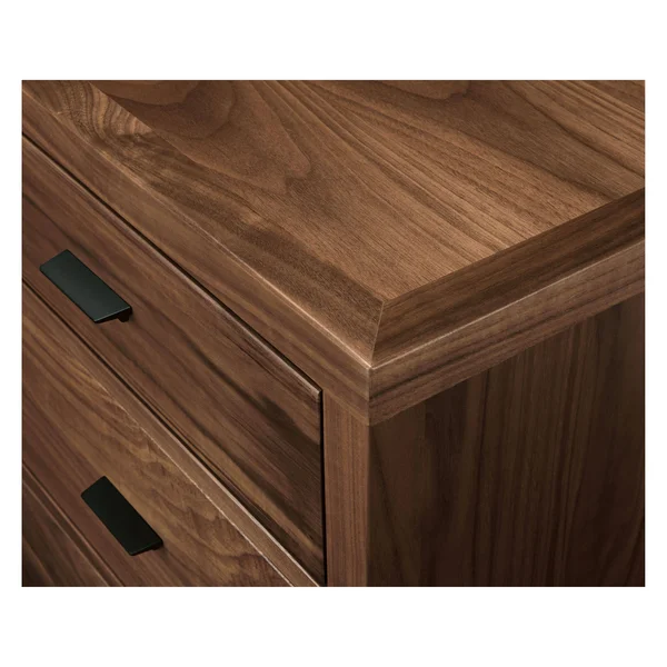 Room & Board, Modern Berkeley One-Drawer Nightstand Made from Cherry Wood, Natural Steel Pulls