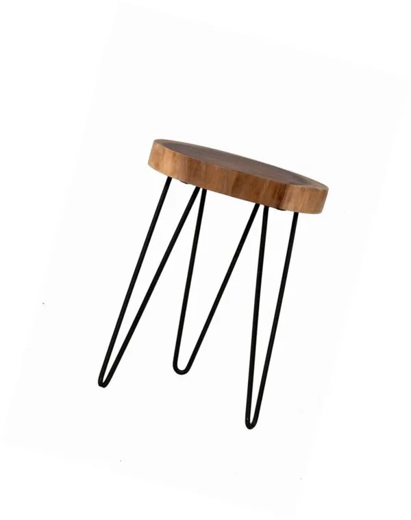 East at Main &s Laredo Teakwood Round Accent Table - Brown