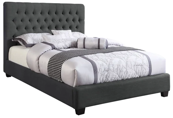 Coaster Chloe Charcoal Upholstered King Headboard-300529KEB1