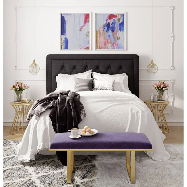 Elle Decor Lulu Side Table - French Gold