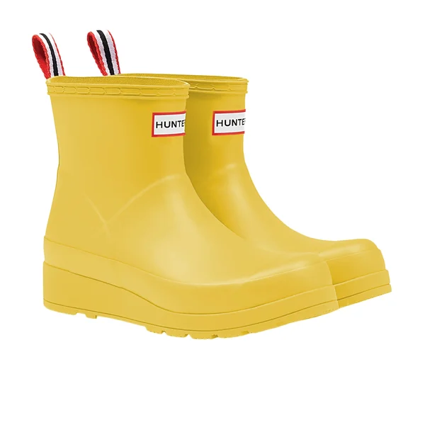 Hunter Women Original Short Play Boots Yellow 6