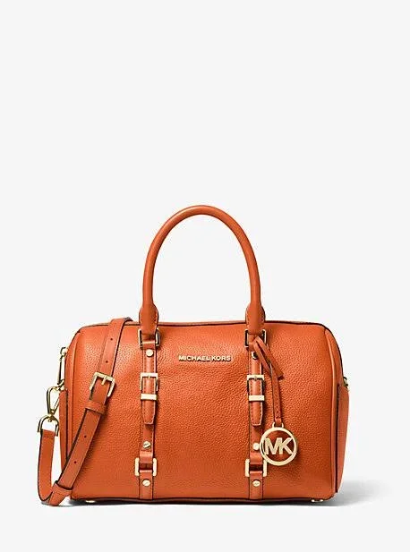 Michael Michael Kors Bedford Legacy Medium Duffel Satchel - Orange