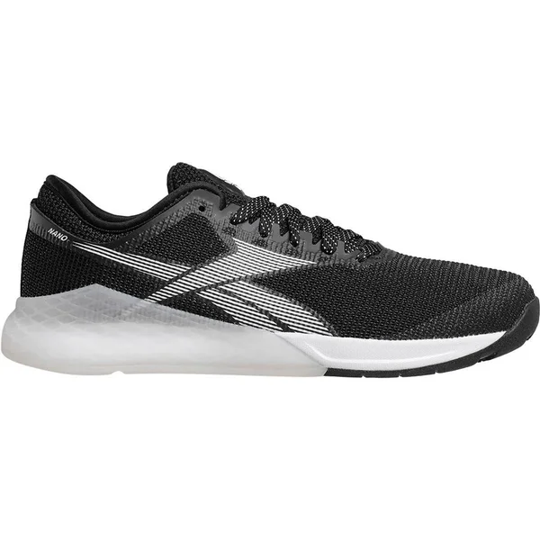 Reebok Nano 9 Black/White/Silver - Women's, Size: 11