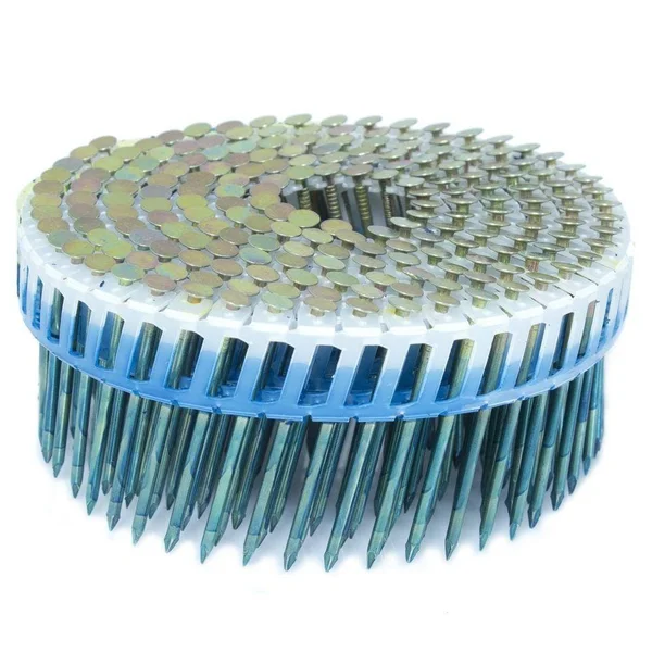 Fasco 2 in. x 0.092 in. 15-Degree Smooth Galvanized Plastic Sheet Coil Siding Nail 3, 200 per Box, MP692GE3.2M