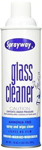Sprayway SW050-12 Glass Cleaner - 19 oz, Pack of 12
