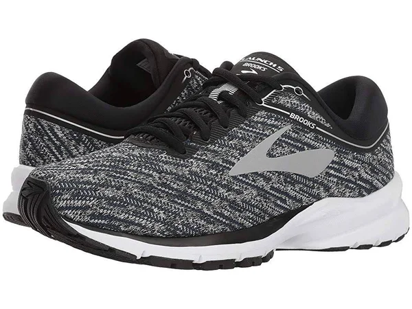 Brooks Women's Launch 5 - Black - Ebony - Primer Grey - 9 - B