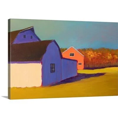 Bucolic Structure VII by Carol Young - Photograph Print Rosalind Wheeler Format: Wrapped Canvas - Size: 40x22 H x 60x22 W x 1.25x