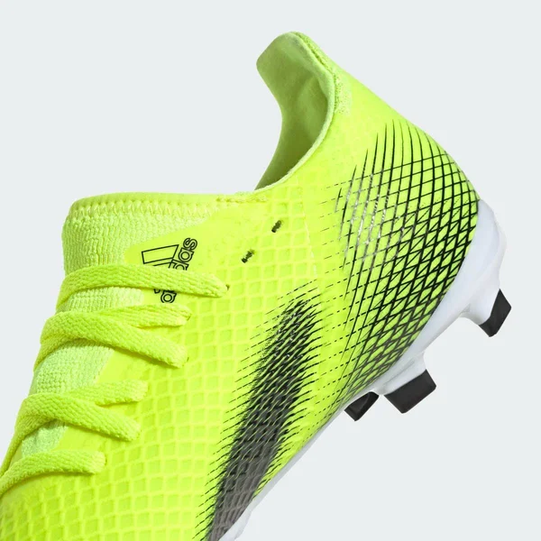 Adidas x Ghosted.3 Firm Ground Cleats Solar Yellow 5.5 Kids - Soccer Cleats