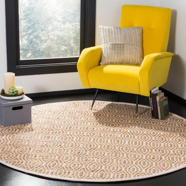 Safavieh Cape Cod CAP822I Natural Rug 6& x 6& Round