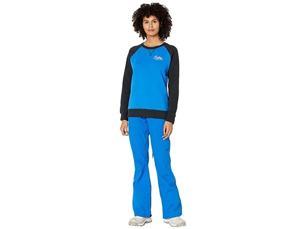 Burton Women's Keeler Crew Fleece - Lapis Blue, True Black, S