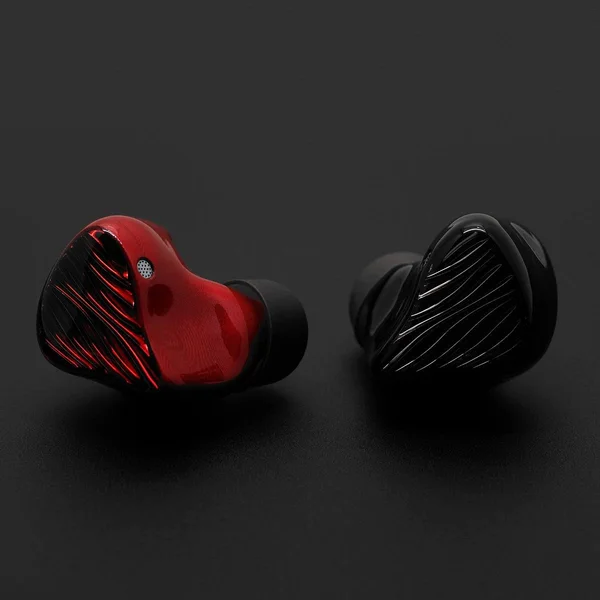 M5-TWS, 3D-Printed True Wireless TWS Earbuds Accent Red