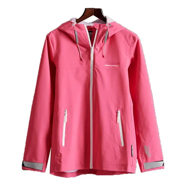 Superdry Essentials Harpa Waterproof Jacket - Pink - Casual Jackets