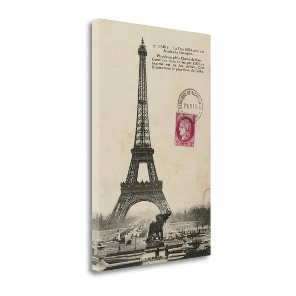 Tangletown Fine Art Paris 1900x22 by Wild Apple Portfolio, Giclee Print on Wrap Canvas, 26x39x22
