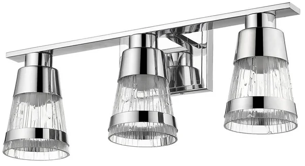 Z-Lite 1923-3V-CH-LED Ethos 3 Light Vanity, Chrome