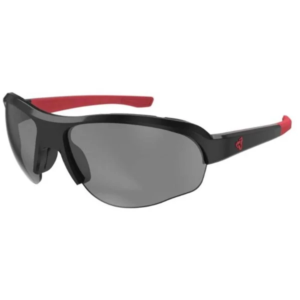 Ryders Eyewear Flume Poly Black-Red - Gray Lens - R07601D