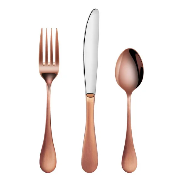 Artaste Rain 18/10 Stainless Steel Flatware 36-Piece Set, Antique Copper Finished, Service for 12