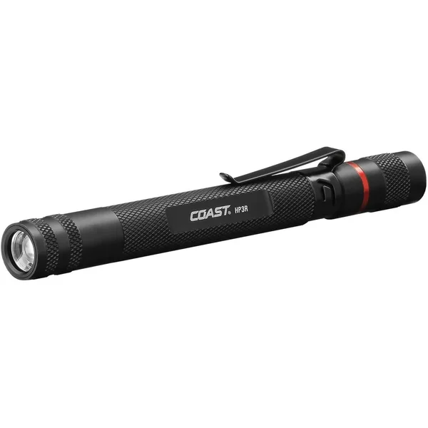 Coast HP3R 245 Lumen Rechargeable LED Penlight with Twist Focus Black