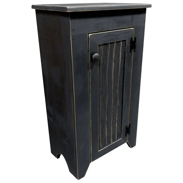 34.75x22 Burgundy Red Rustic Handmade Jelly Cupboard