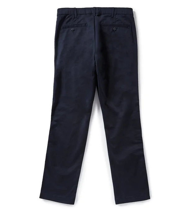 Cremieux Soho Slim-Fit Flat-Front Twill Comfort Stretch Casual Pants - Mens, 34 30, Dark Navy - Dillard&s Exclusive