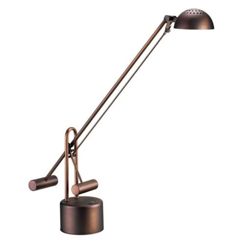 Dainolite DLHA102-BK Lizette Black Halogen Desk Lamp