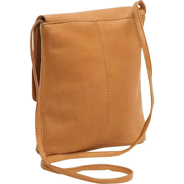 Le Donne Leather Flap Over Mini - 8 inches x 2 inches x 8 inches