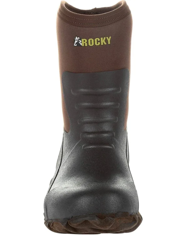 Rocky Core Chore Brown Rubber Outdoor Boot Size 12 M