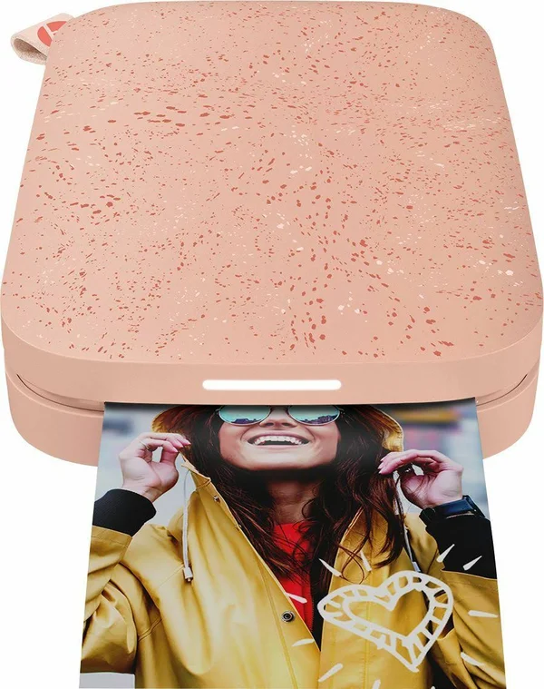 HP Sprocket 200 Portable Color Zink Photo Printer - Blush