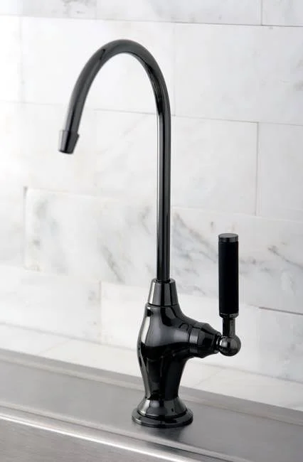 Kingston Brass NS3190DKL Water Onyx Cold Water Filtration Faucet Black