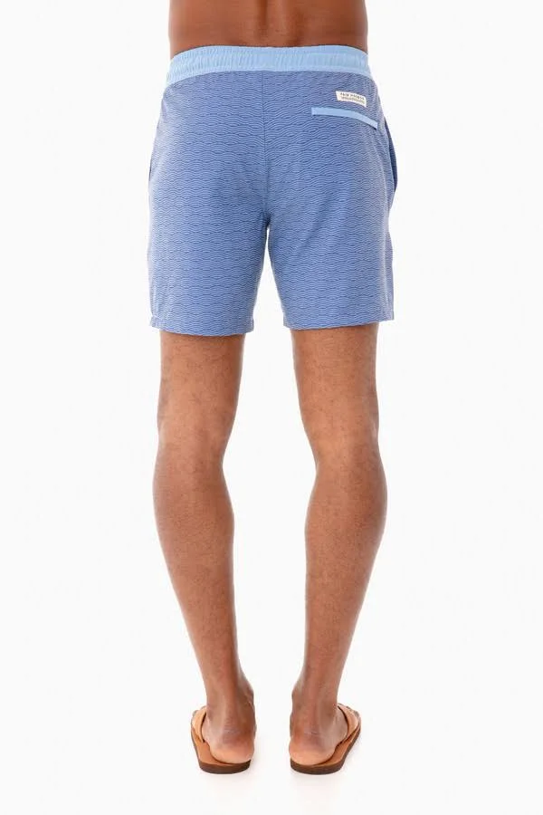Fair Harbor Blue Waves Bayberry Trunk - Mens, S