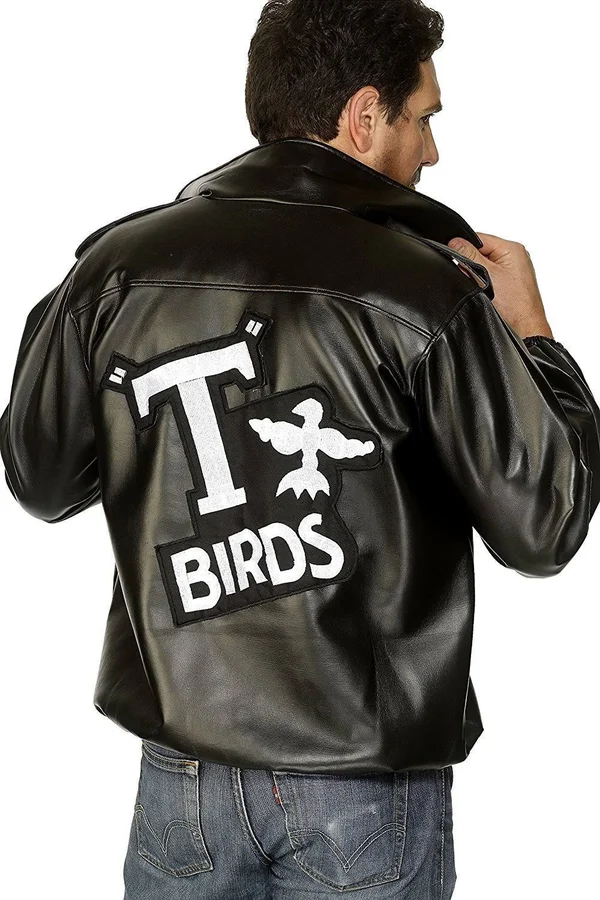Black Men's Grease T-Birds Jacket