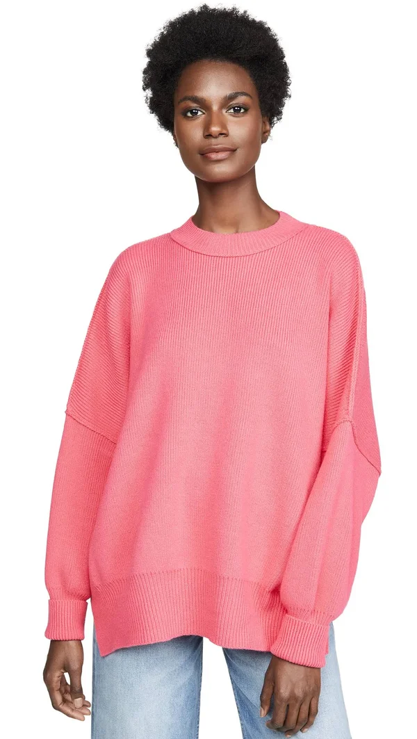 Free People Pink Easy Street Tunic