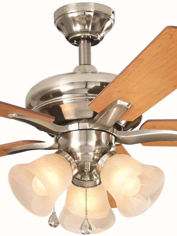 Harbor Breeze Lansing 42-in Brushed Nickel Indoor Ceiling Fan with Light (5-Blade) 40198