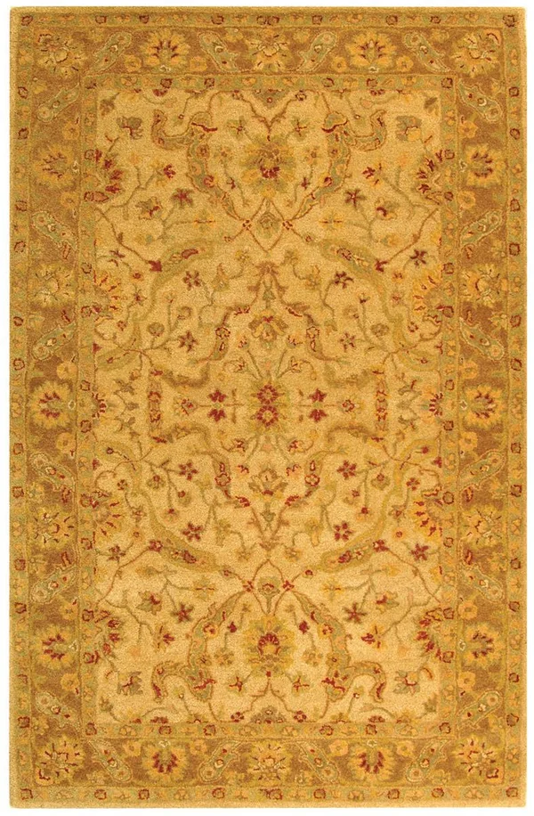 Safavieh Antiquity AT311C Ivory - Brown Rug 7&6x22 x 9&6x22 Oval