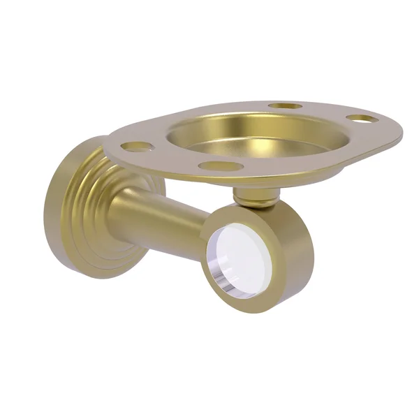 Allied Brass Pacific Beach Collection Tumbler and Toothbrush Holder - Satin Chrome
