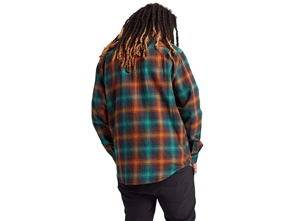 Burton Men's Brighton Flannel - Antique Green Bad Hombre Plaid, M