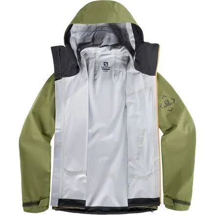 Salomon Outpeak 3L Light Shell Jacket - Men's Martini Olive - XXL