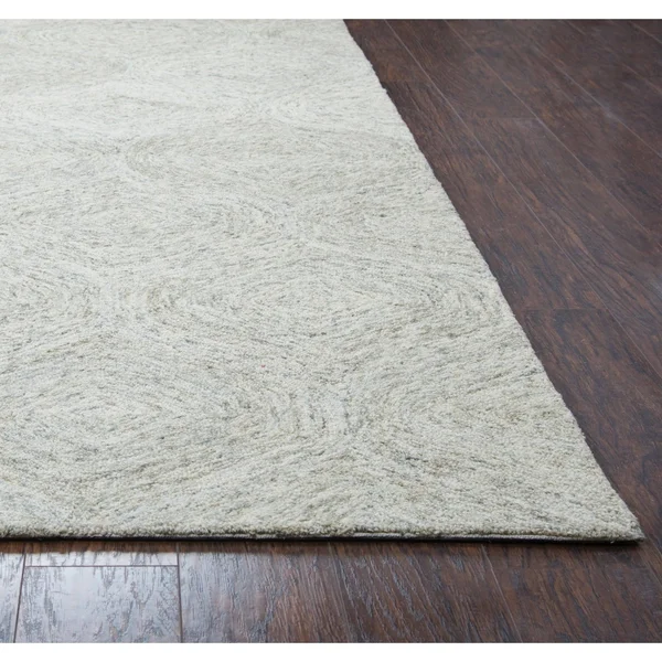 London Trellis Wool Hand-Tufted Rug (8& x 10& - Beige)