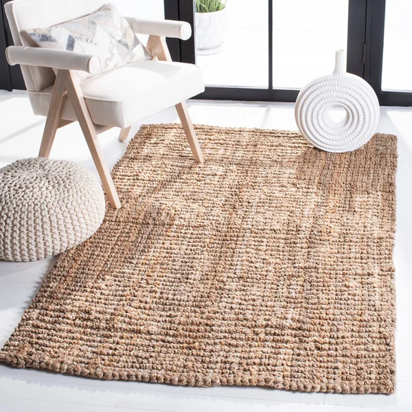 Safavieh NF447A Natural Fiber Area Rug - Natural: 6-ft x 9-ft