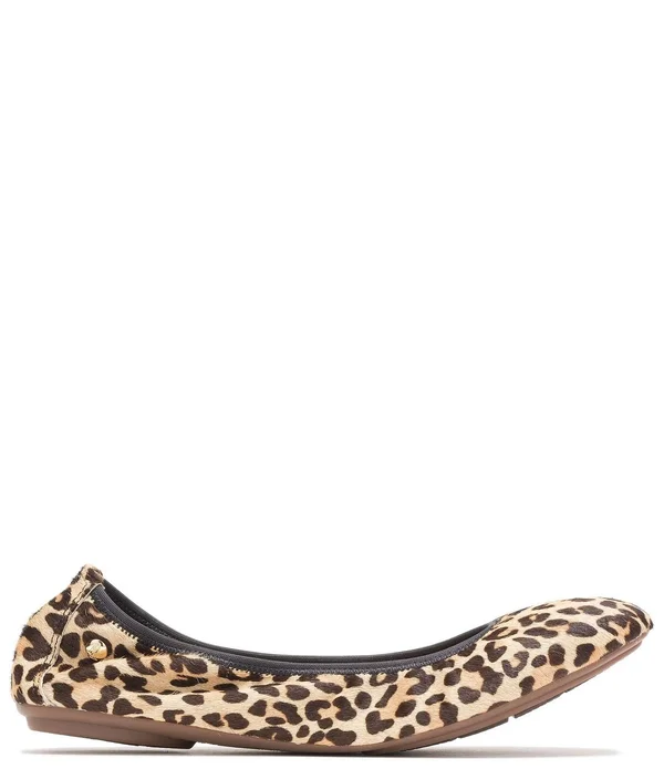 Hush Puppies Women's Chaste Ballet Flat, Size: 9.5, Leopard Calf Hair