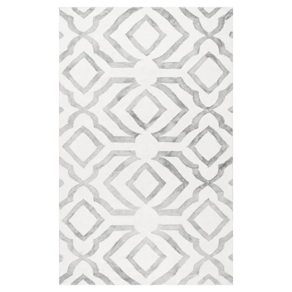 nuLOOM 100% Wool Hand Looped Baggett Area Rug Gray 8& 6x22 x 11& 6x22