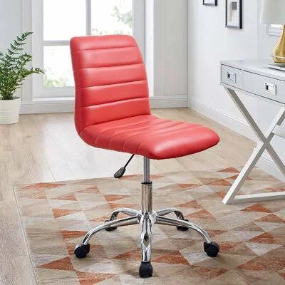 Petra Conference Chair Zipcode Design Upholstery Color: Red
