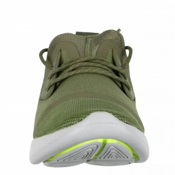 Nike Men's Lunarcharge Essential Ankle-High Fabric Running Shoe - Medium Olive, Light Bone-Black