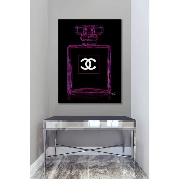 Picture Perfect International by Jodi 'See You in Pink' Giclee Print Canvas Wall Art, 30 Inches x 40 Inches x 1.5 Inches