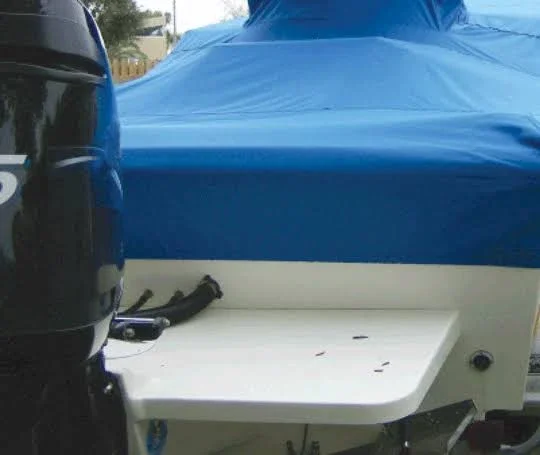 Taylor Made T-Top Boat Covers with Bow Rail - Hot Shot Acrylic Coat Polyester Fabric - 18&5x22 to 19&4x22 - Black 74201OR