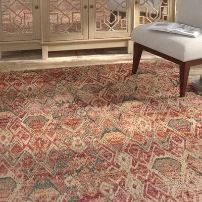 Zanders Berry/Ivory Area Rug Rug Size: Rectangle 7&10x22 x 10&